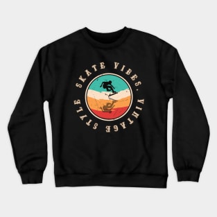 Skate Vibes, Vintage Style! Skate Crewneck Sweatshirt